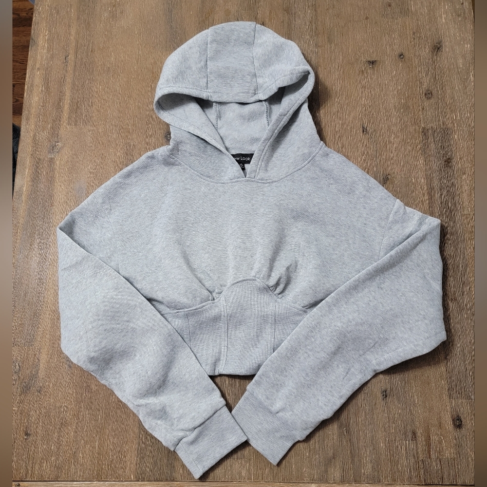 New Look Crop Hoodie Sweater